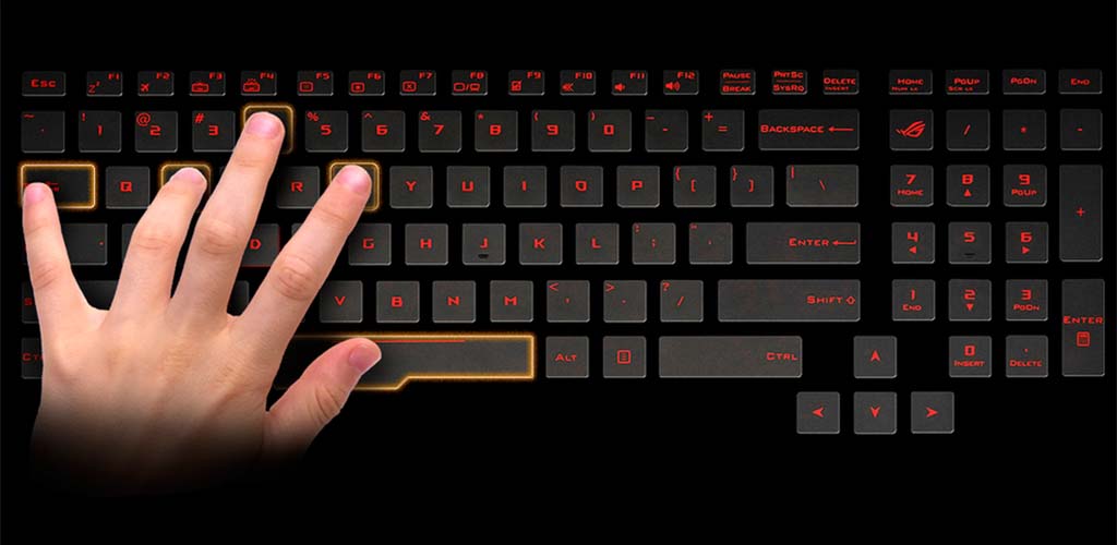 ASUS ROG G752VS-XB78K Gaming Laptop_Backlit Gamming Keyboard