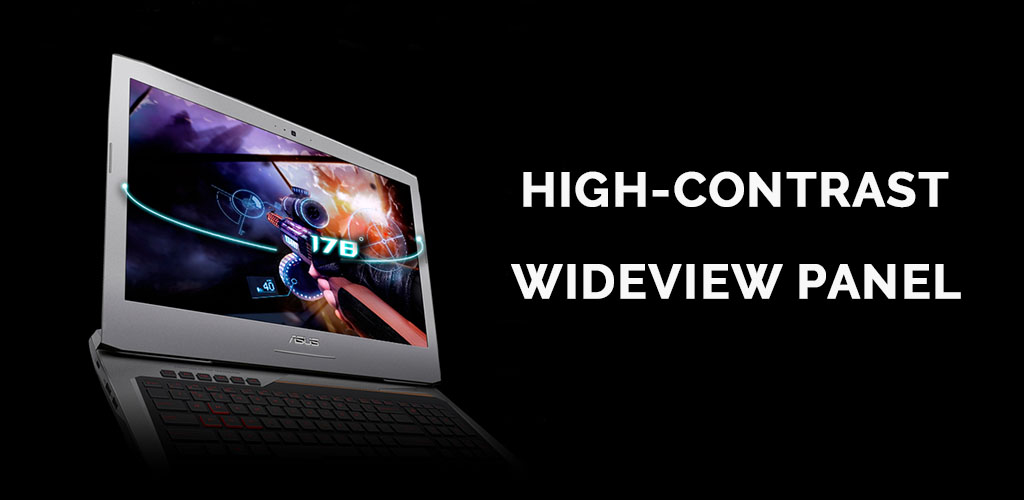ASUS ROG G752VS-XB78K Gaming Laptop_High-Contrast Wideview Panel